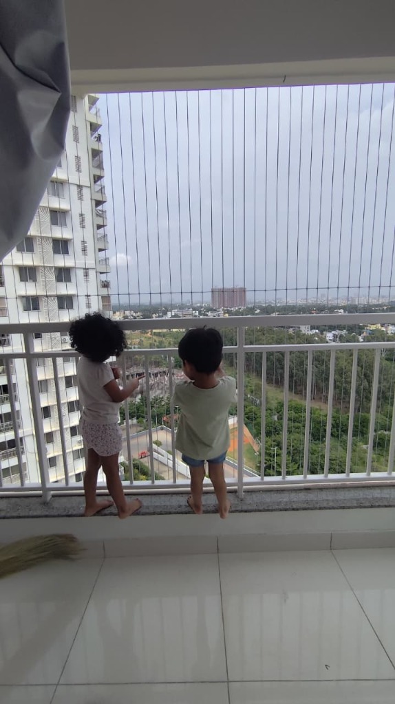 Children Safety Net — High-Rise Balcony, Bengaluru